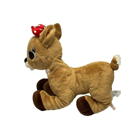 Build A Bear Rudolph Red Nose Reindeer Clarice  BAB Plush  Stuffed Animal Toy - Picture 1 of 8